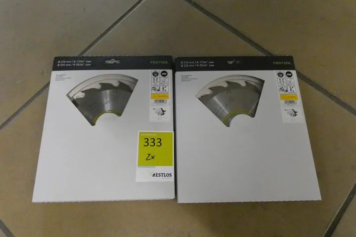2x Festool - Kreissägeblatt HW 210x2,6x30 PW16, Kunststoff, für TS 75